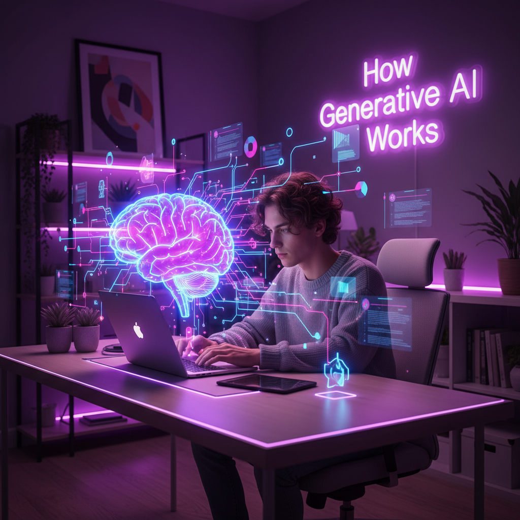 How Generative AI Works — Neural Network Visualization